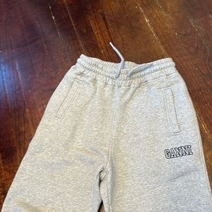 GANNI gray sweatpants